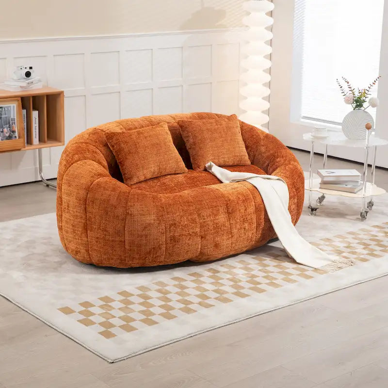 GDFStudio – Dwuosobowa sofa Laurel z szenilu, z pianką o wysokiej gęstości i wyjątkowym komfortem