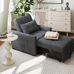 Wielofunkcyjna sofa 3 w 1 z funkcją spania, rozkładany fotel, składane łóżko do salonu