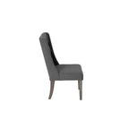 9-częściowy rustykalny rozkładany zestaw jadalniany w kolorze szarym Best Quality Furniture