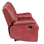 Dwuosobowa sofa rozkładana ręcznie Steve Silver Kameryn ze skóry ekologicznej