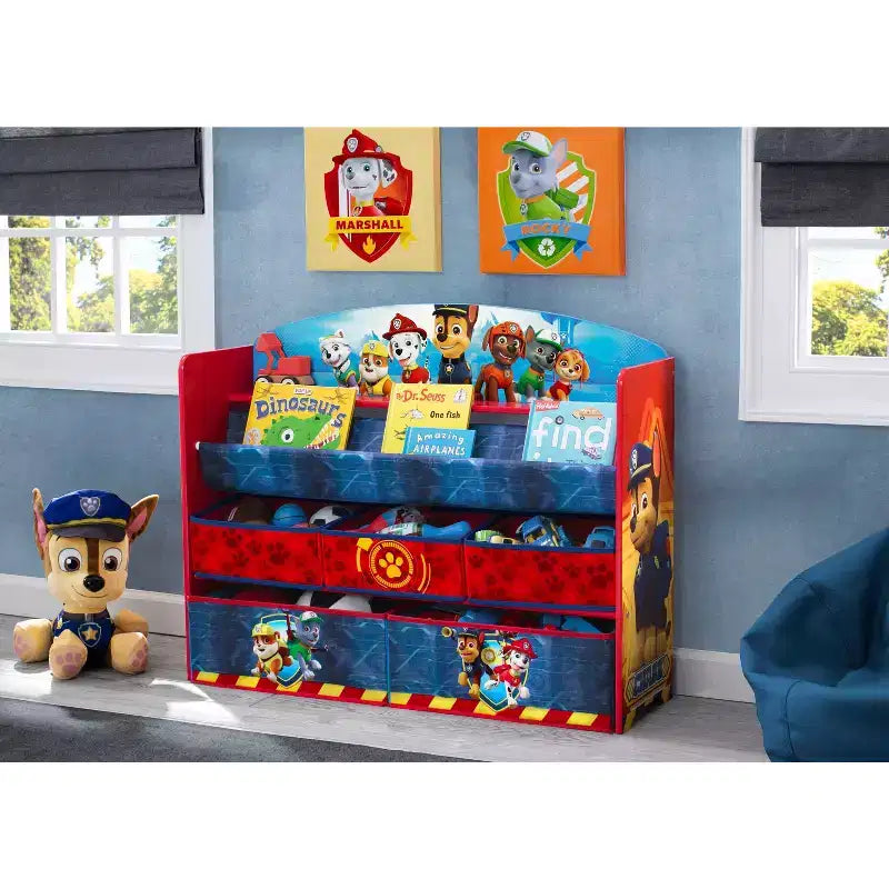 Deluxe regał na książki i organizer na zabawki PAW Patrol Delta Children
