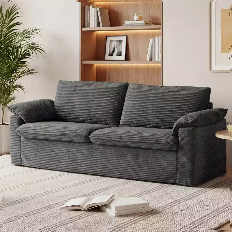 Sofa dwuosobowa Dyonery 86 Cloud, głębokie siedzisko i szerokie poduszki podłokietników, solidna rama, ergonomiczna i przewiewna konstrukcja
