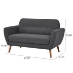 Tapicerowana dwuosobowa sofa Carson Carrington Maglo