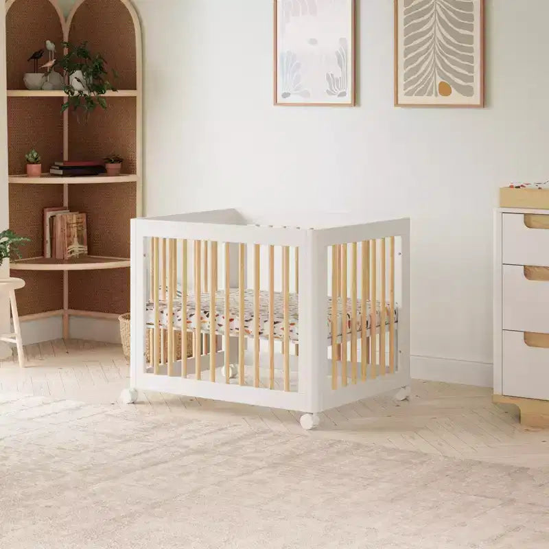 Łóżeczko wielofunkcyjne 8-w-1 Babyletto Yuzu z zestawami do konwersji na wszystkie etapy rozwoju