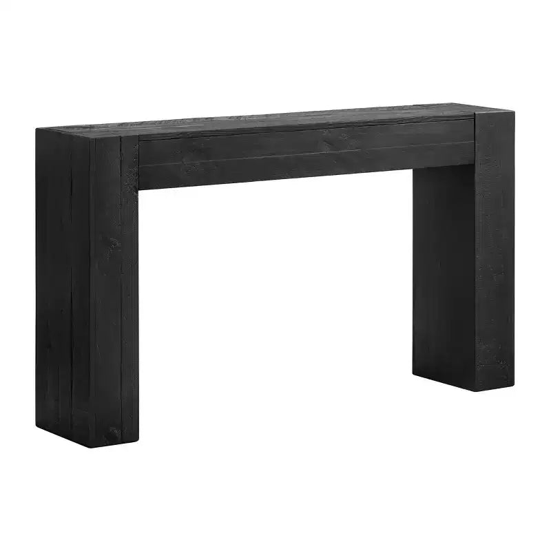 Konsola Stockyard z litego drewna, 56 cali