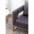 Nowoczesny tapicerowany fotel akcentowy Roundhill Furniture Lenola