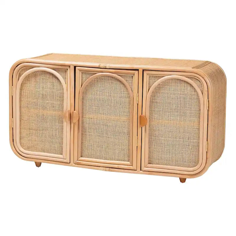 Szafka z 3 drzwiami Evania Bohemian Natural Rattan
