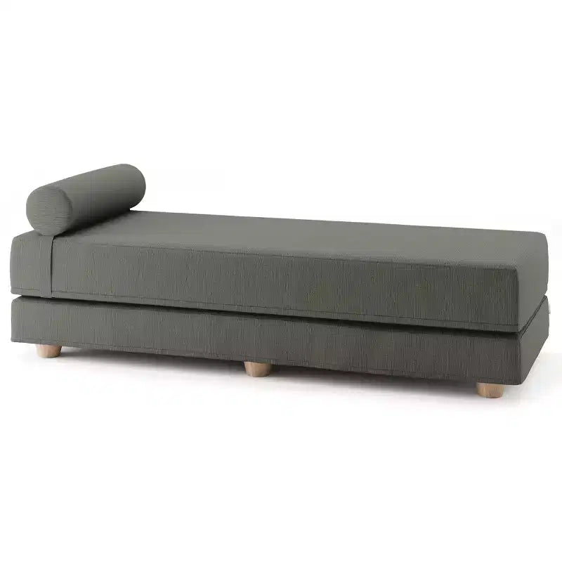 Leżanka / Rozkładana sofa dwuosobowa – mikrowelur