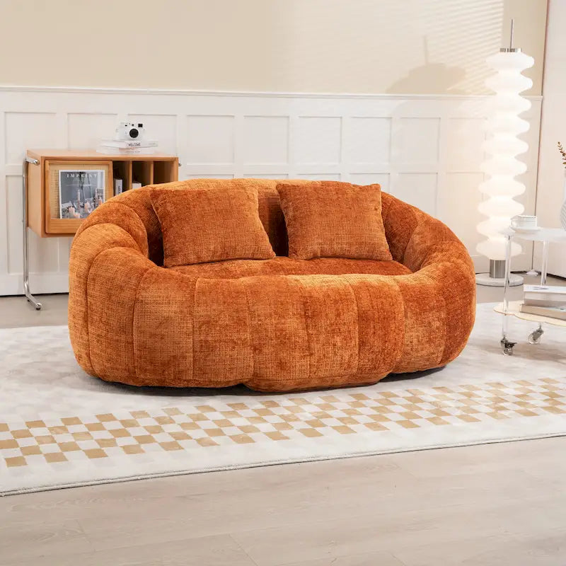 GDFStudio – Dwuosobowa sofa Laurel z szenilu, z pianką o wysokiej gęstości i wyjątkowym komfortem