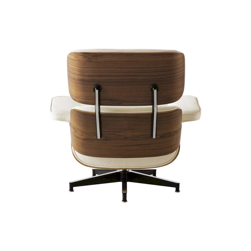 Skórzany fotel wypoczynkowy typu lounge w stylu Mid-Century Modern z funkcją rozkładania