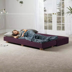 Leżanka / Rozkładana sofa dwuosobowa – mikrowelur
