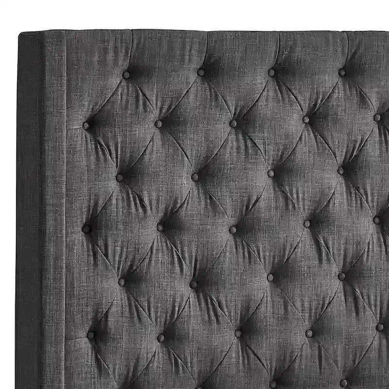 Wezgłowie Naples typu wingback z guzikami, tylko od iNSPIRE Q Artisan