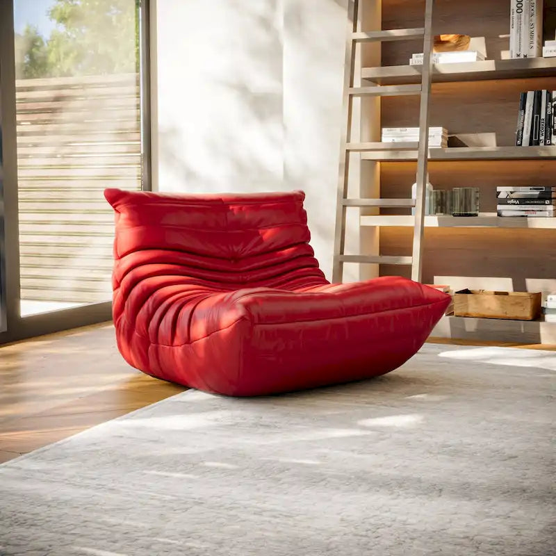 Sofa Furgle ze skóry mikrofibry, ergonomiczny design, sofa wypoczynkowa, sofa podłogowa