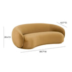 Aksamitna sofa Kendall