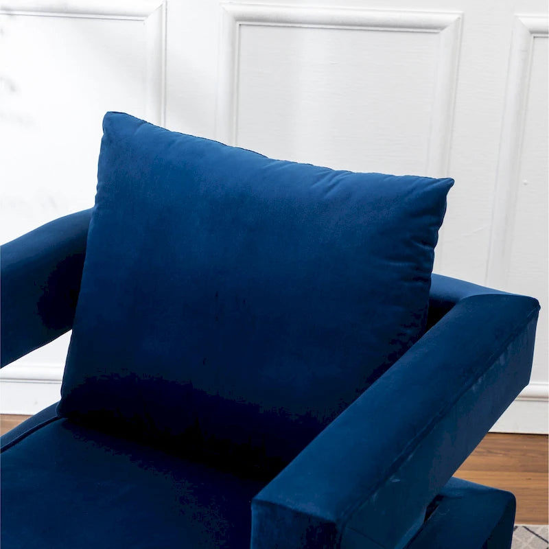 Nowoczesny tapicerowany fotel akcentowy Roundhill Furniture Lenola