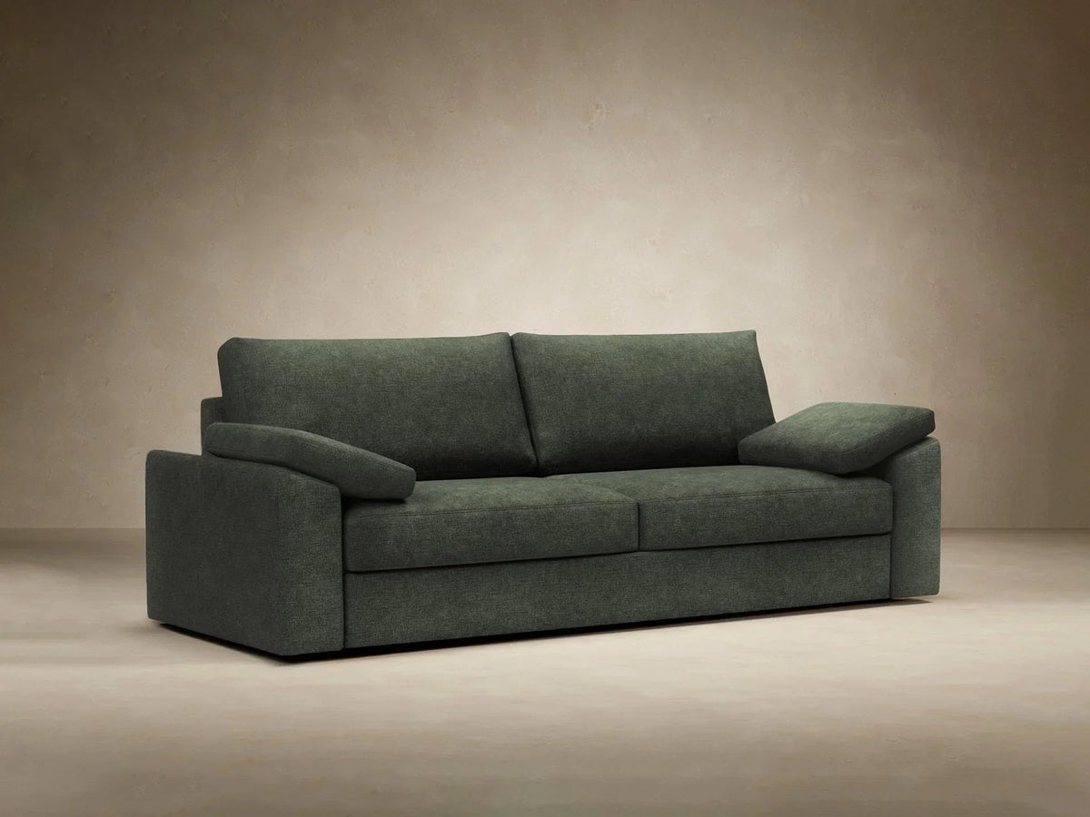 Sofa rozkładana Vilander z podłokietnikami poduszkowymi