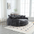 Wygodna dwuosobowa sofa z funkcją spania typu Loaf, duża sofa z funkcją spania i podłokietnikami