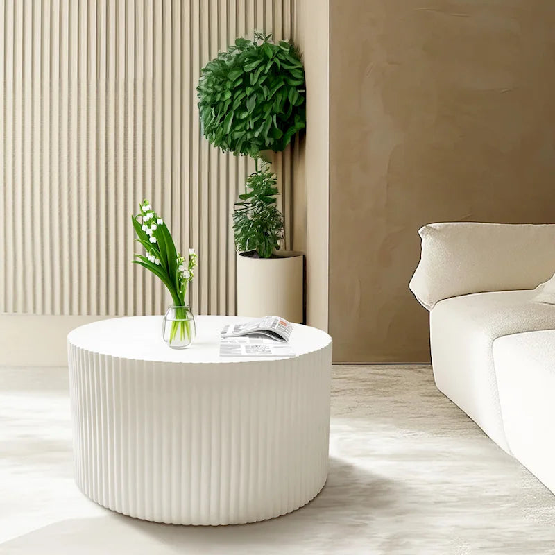 Zestaw 3 wsuwanych stolików kawowych Wave Stripe