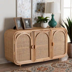 Szafka z 3 drzwiami Evania Bohemian Natural Rattan