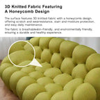 Dwuosobowa sofa typu bubble, zakrzywiona, o strukturze plastra miodu, z tkaniny 3D, do salonu, pokoju dziennego, mieszkania
