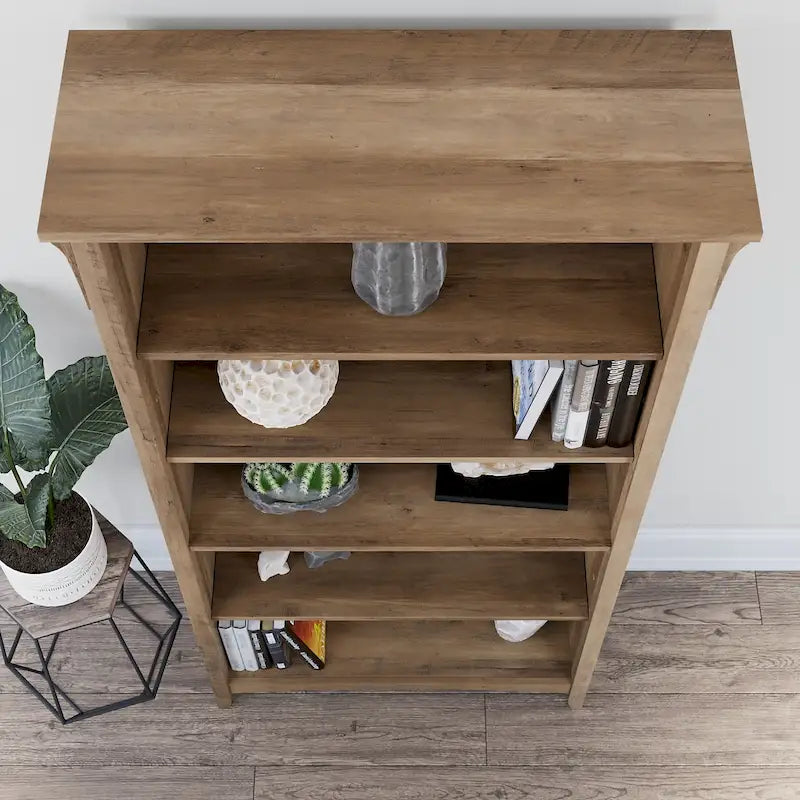 Wysoka regała Salinas na 5 półek (zestaw 2 szt.) marki Bush Furniture