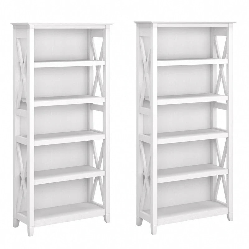 Zestaw regałów na książki Key West 5 półek marki Bush Furniture
