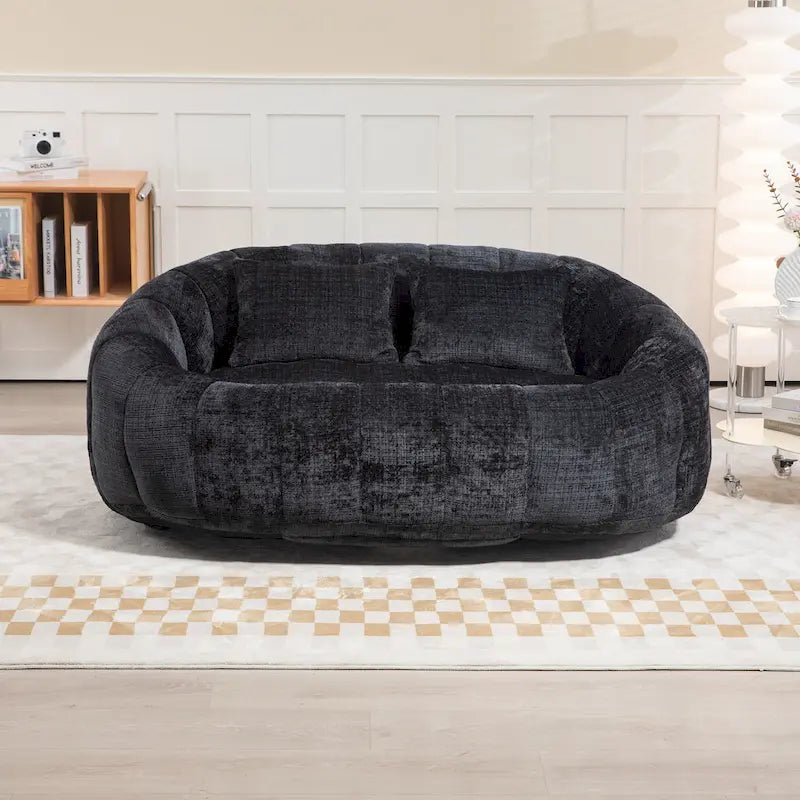 GDFStudio – Dwuosobowa sofa Laurel z szenilu, z pianką o wysokiej gęstości i wyjątkowym komfortem