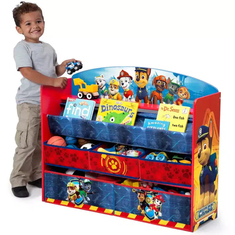 Deluxe regał na książki i organizer na zabawki PAW Patrol Delta Children