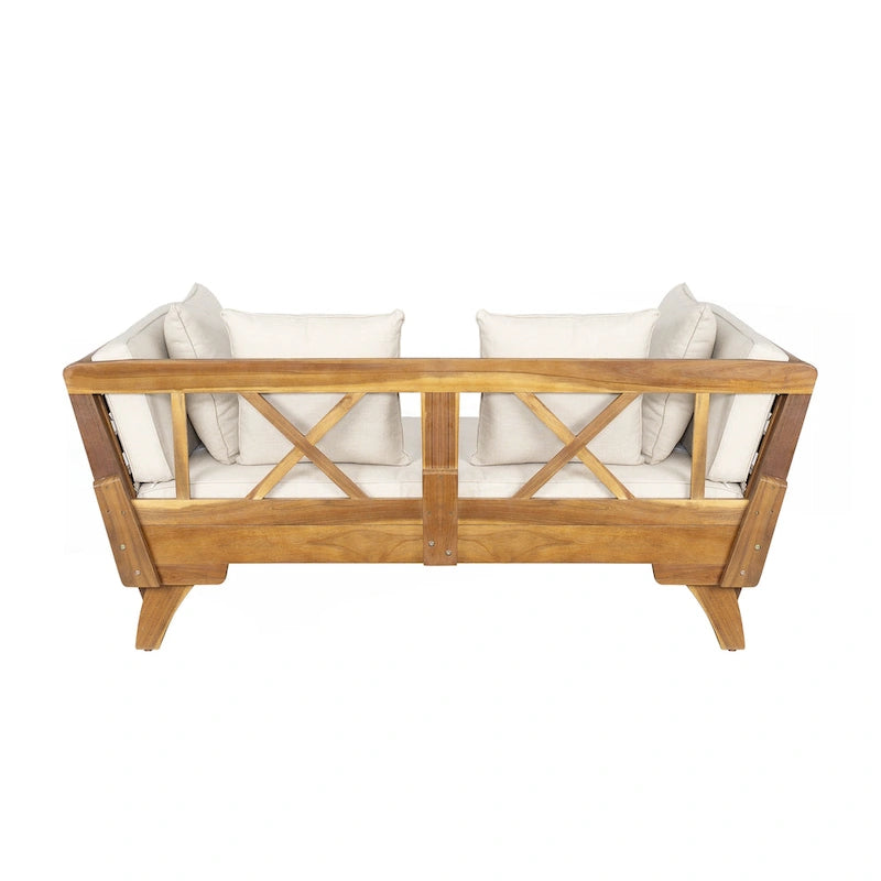 Sofa wypoczynkowa typu daybed na taras zewnętrzny