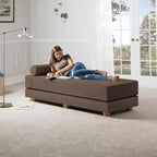 Leżanka / Rozkładana sofa dwuosobowa – mikrowelur