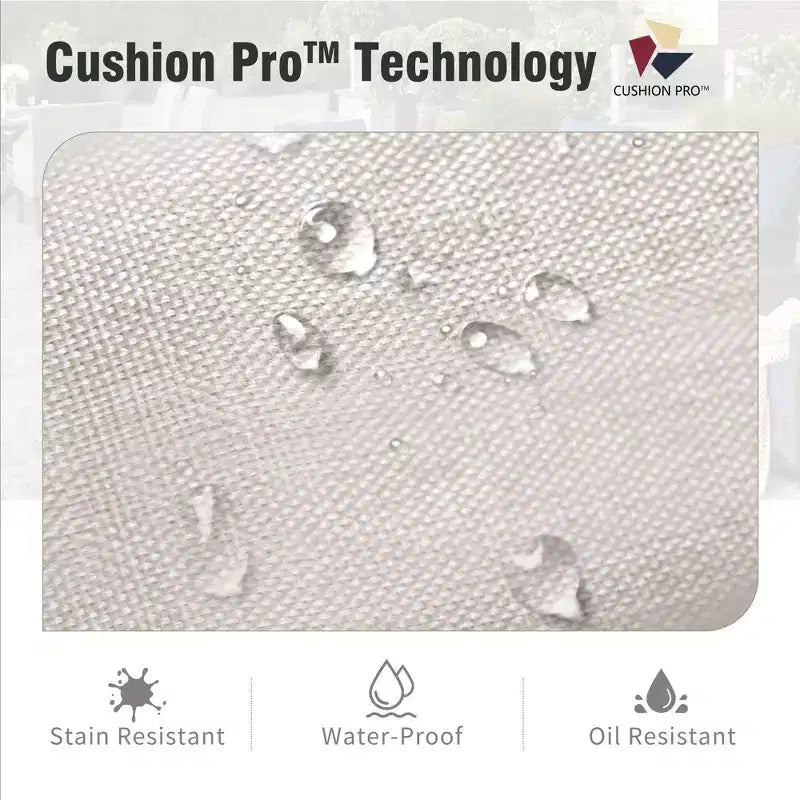 Luksusowy zestaw wypoczynkowy z wikliny Captiva Designs z paleniskiem i podłokietnikami z poduszkami