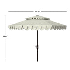 Parasol ogrodowy SAFAVIEH Kjerstin z podwójnym daszkiem, 9 stóp