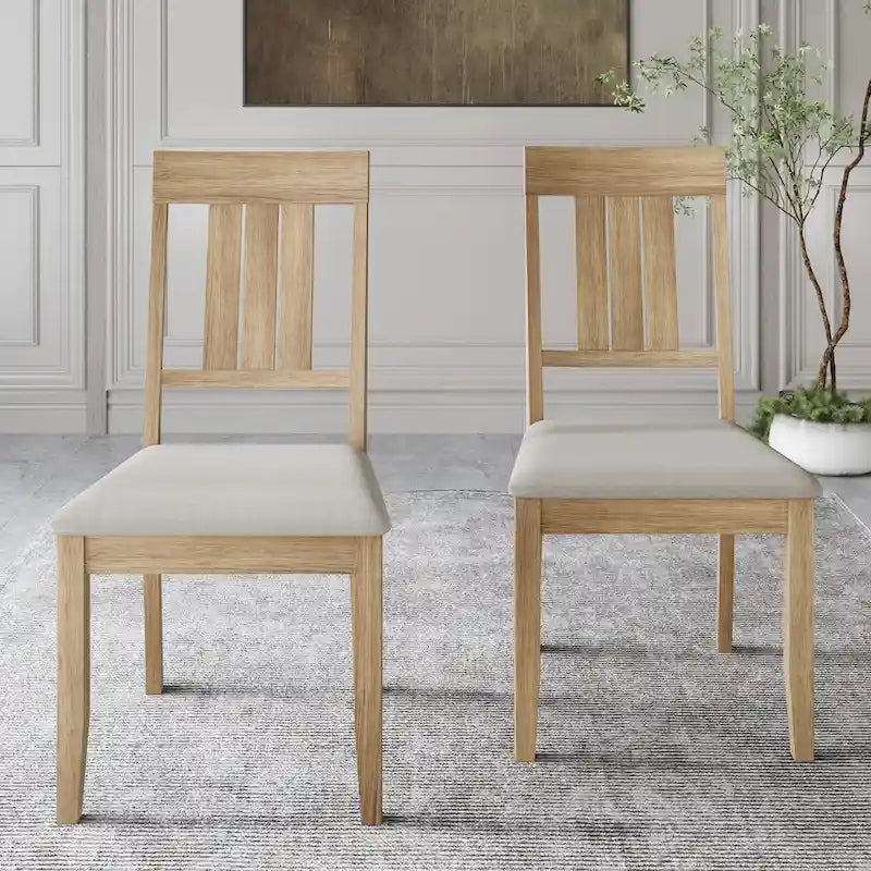 7-częściowy drewniany zestaw jadalniany CraftPorch Classic