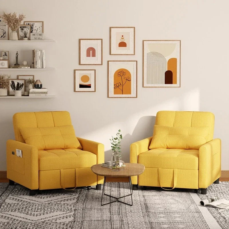 Wielofunkcyjna sofa 3 w 1 z funkcją spania, rozkładany fotel, składane łóżko do salonu