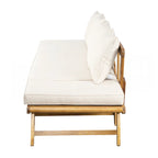 Sofa wypoczynkowa typu daybed na taras zewnętrzny