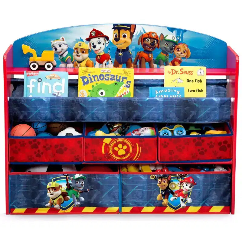 Deluxe regał na książki i organizer na zabawki PAW Patrol Delta Children