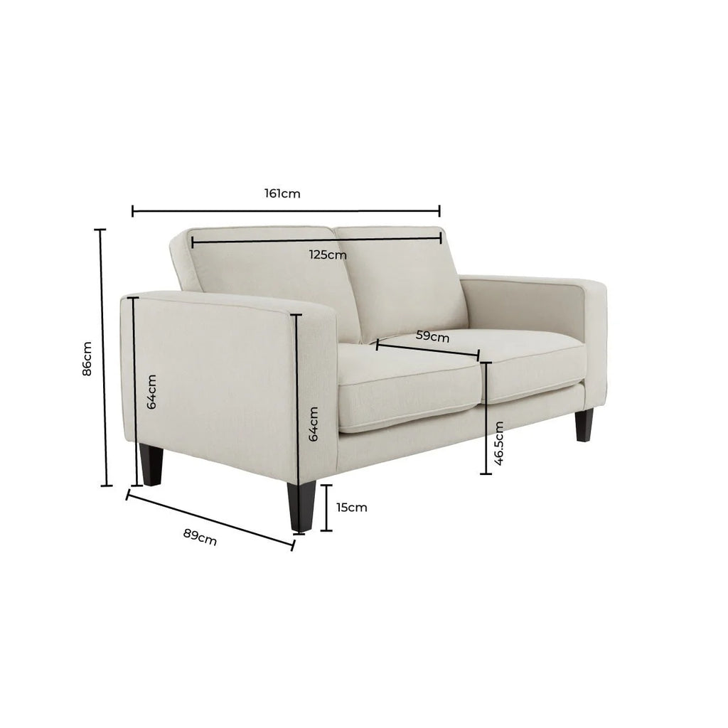 2-osobowa sofa – ciemna oliwka