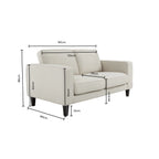 2-osobowa sofa – ciemna oliwka