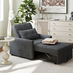 Wielofunkcyjna sofa 3 w 1 z funkcją spania, rozkładany fotel, składane łóżko do salonu