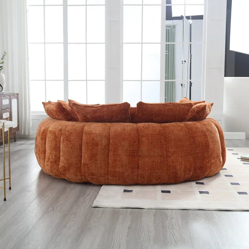 Wygodna dwuosobowa sofa z funkcją spania typu Loaf, duża sofa z funkcją spania i podłokietnikami