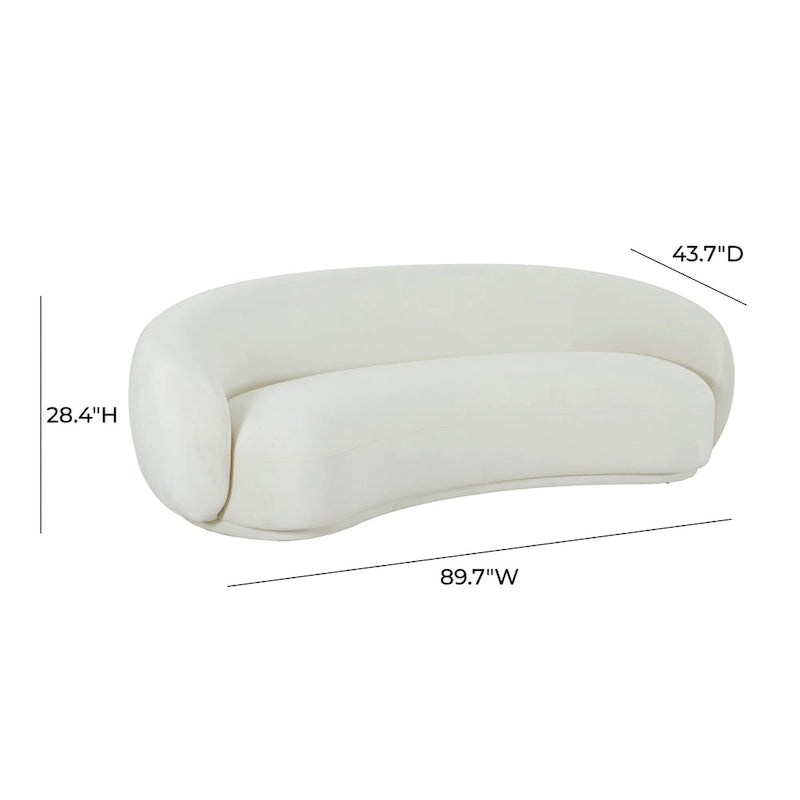 Aksamitna sofa Kendall