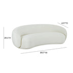 Aksamitna sofa Kendall
