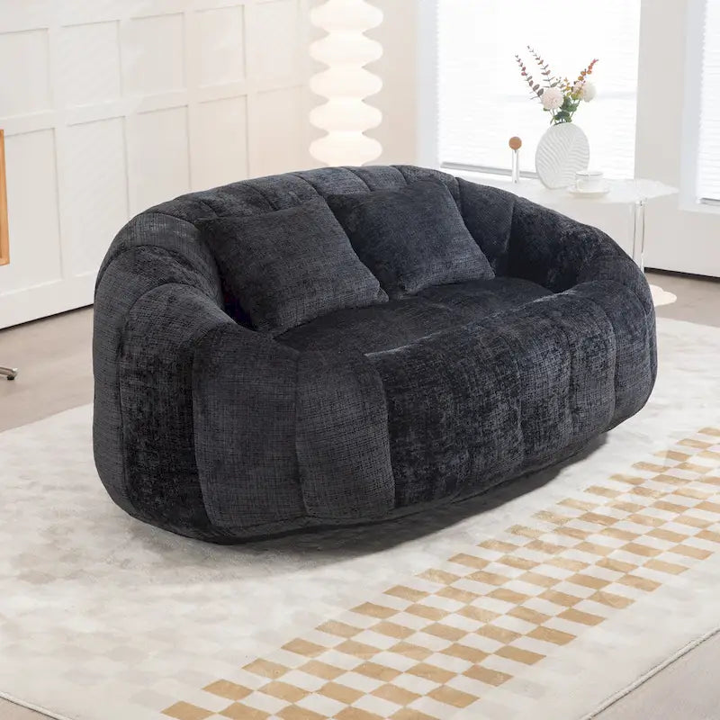 GDFStudio – Dwuosobowa sofa Laurel z szenilu, z pianką o wysokiej gęstości i wyjątkowym komfortem