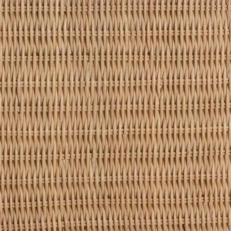 bali & pari Jelita Nowoczesny zestaw 2 krzeseł do jadalni w stylu boho z naturalnego brązowego rattanu