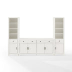 Crosley Tara 3-częściowy zestaw komody i regału na książki - 15x97x67.63