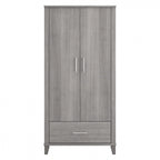 Wysoka szafka do przedpokoju Somerset z drzwiczkami i szufladą marki Bush Furniture