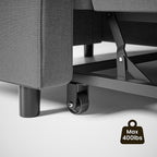 Wielofunkcyjna sofa 3 w 1 z funkcją spania, rozkładany fotel, składane łóżko do salonu