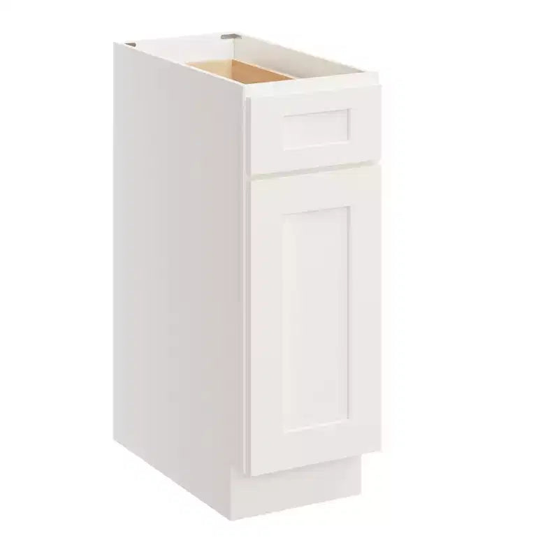Szafka kuchenna CASAINC z podstawą, 12 cali szer. x 34,5 cala wys. x 24 cale gł., 1 szuflada z cichym domykiem, rama z pływ drewnopochodnych, front pełnozastawowy