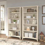 Wysoka regała Salinas na 5 półek (zestaw 2 szt.) marki Bush Furniture