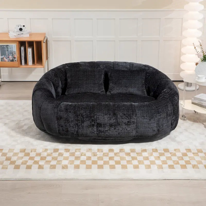 GDFStudio – Dwuosobowa sofa Laurel z szenilu, z pianką o wysokiej gęstości i wyjątkowym komfortem